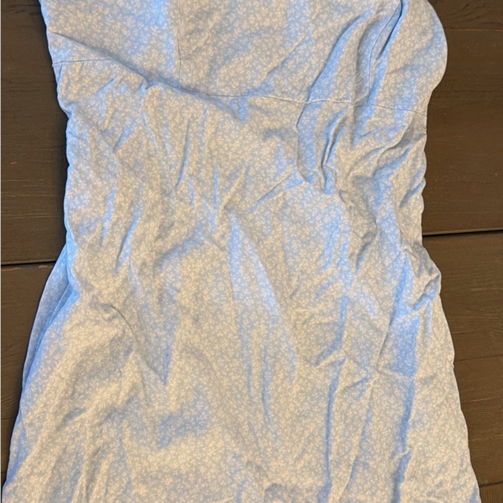 Brandy Melville Light Blue Floral Dress